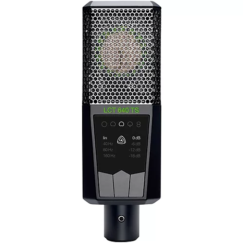 LEWITT LCT 640 TS Multi-Pattern Large-Diaphragm Condenser Microphone With Shockmount Black