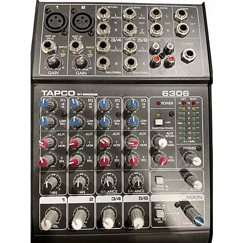 Used Tapco 6306 Unpowered Mixer