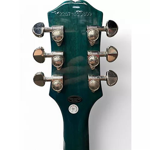 Used Epiphone Les Paul Standard FADED TURQUOISE Solid Body Electric Guitar FADED TURQUOISE