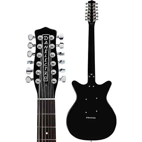 Danelectro 12-String Electric Guitar Black