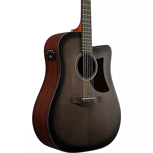 Ibanez AAD50CE Advanced Sitka Spruce-Sapele Grand Dreadnought Acoustic-Electric Guitar Charcoal Burst