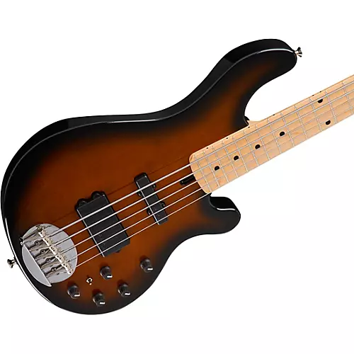 Lakland Classic 55-14 Maple Fretboard 5-String Electric Bass Guitar Tobacco Sunburst