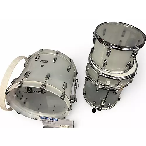 Used Pearl 4 Piece CRYTSAL BEAT FROST Drum Kit FROST