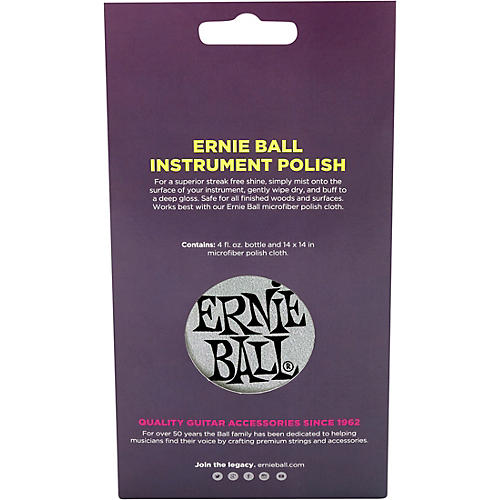 Ernie Ball Guitar Polish And Cloth