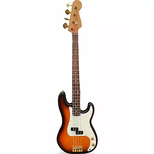 Used Fender american precision bass 50th annivsary 2 Color Sunburst Electric Bass Guitar 2 Color Sunburst