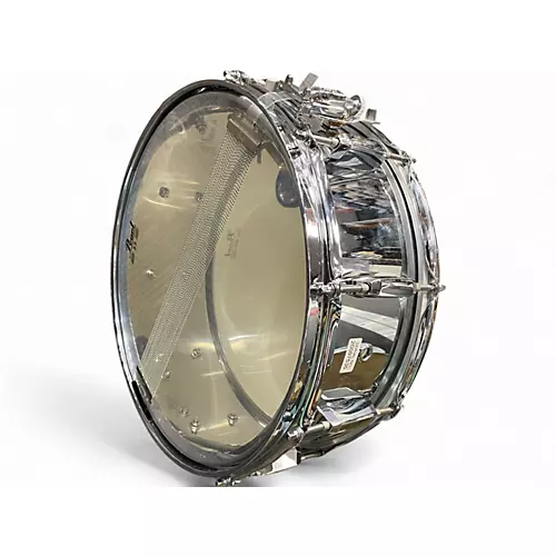 Used Pearl 14in Steel Snare Chrome Drum Chrome 33