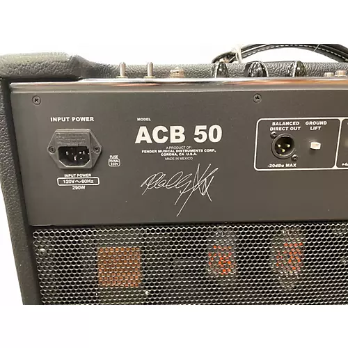Used Fender ACB 50 Tube Bass Combo Amp