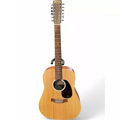 Used Martin DX2E Natural 12 String Acoustic Electric Guitar Natural