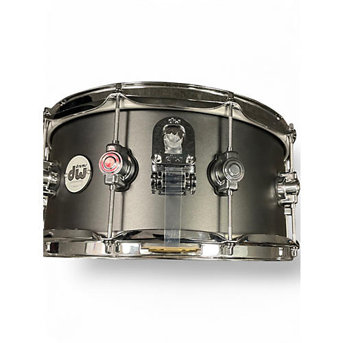 Used DW 14X6.5 Design Series Snare Satin Black Drum Satin Black 213
