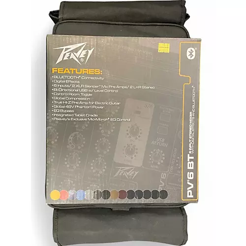 Used Peavey pv6 bt Unpowered Mixer