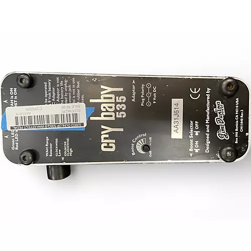 Used Dunlop 535Q-B Wah Effect Pedal