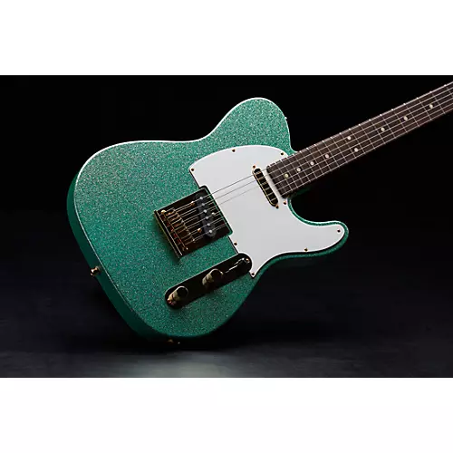 Fender Custom Shop Super Custom Deluxe Telecaster Electric Guitar Sea Foam Sparkle