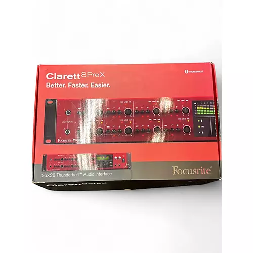 Used Focusrite Clarett 8Prex Thunderbolt Audio Interface