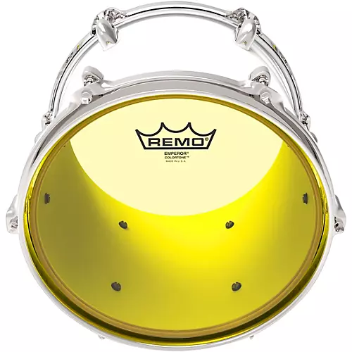 Remo Emperor Colortone Yellow Drum Head 15 in.
