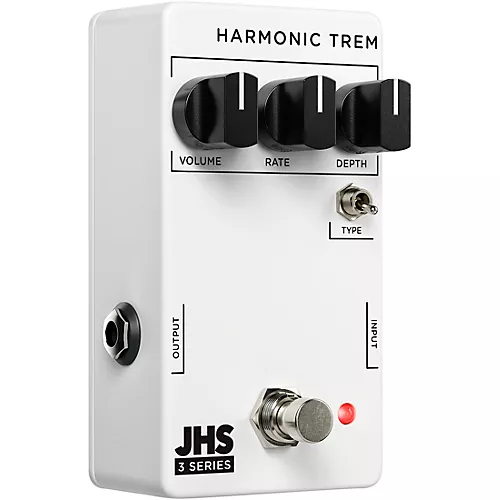 JHS Pedals 3 Series Harmonic Trem Effects Pedal White