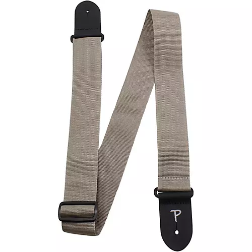 Perri's Nylon Guitar Strap Silver 2 in.