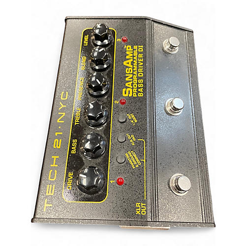 Used Tech 21 Sansamp PBDR Bass Driver DI Bass Effect Pedal