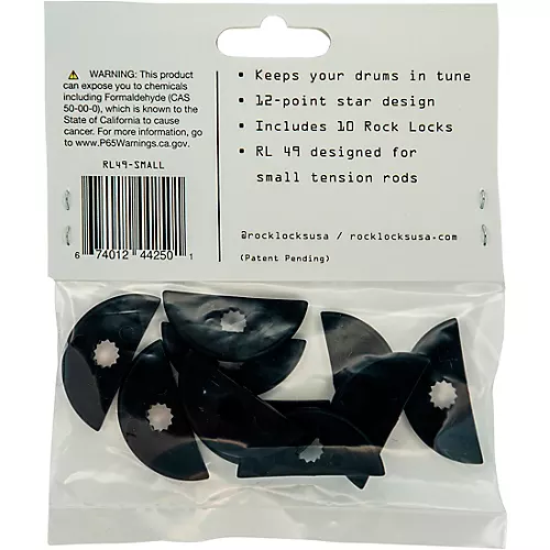 ROCK LOCKS 10-Pack Small Tension Rod Locks