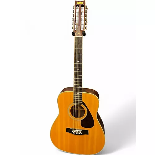 Used Yamaha fg512 Natural 12 String Acoustic Guitar Natural