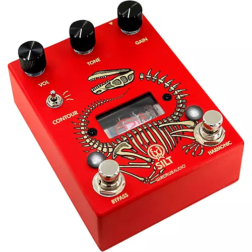 Walrus Audio Silt Harmonic Tube Fuzz Effects Pedal Red