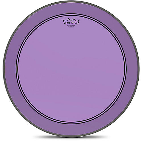 Remo Powerstroke P3 Colortone Purple Bass Drum Head 20 in.