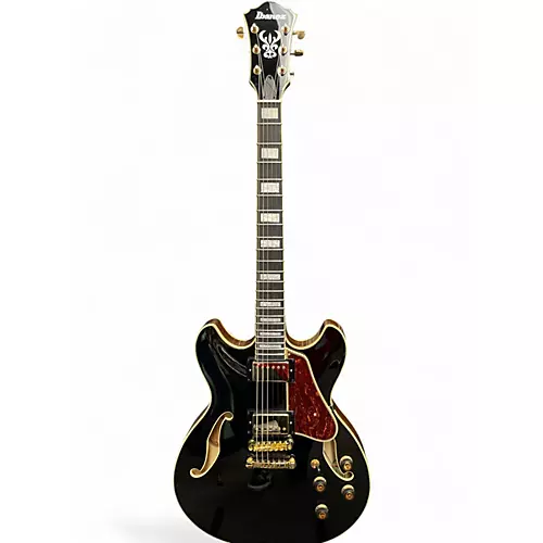 Used Ibanez AS93BC Artcore Black Hollow Body Electric Guitar Black