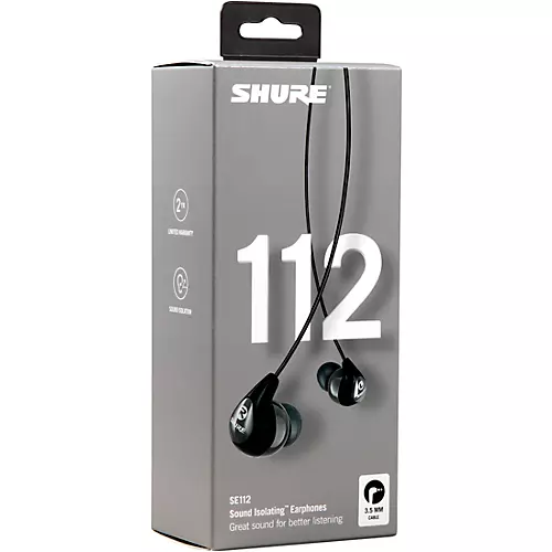 Shure SE112 Earphones Gray