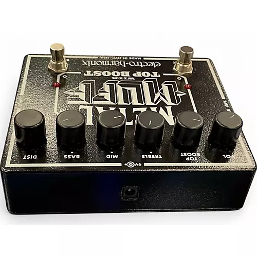 Used Electro-Harmonix Metal Muff Distortion With Top Boost Effect Pedal
