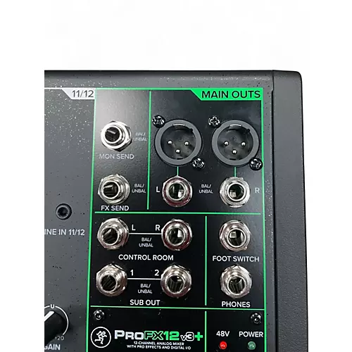 Used Mackie PROFX12V3+ Unpowered Mixer