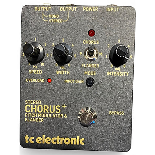Used TC Electronic SCF Chorus Flanger Effect Pedal