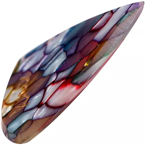 Knc Picks Rainbow Casein Guitar Pick 2.0 mm Single