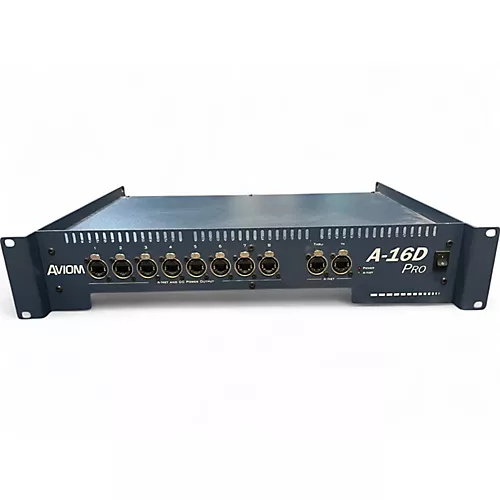 Used Aviom a16dpro Unpowered Mixer