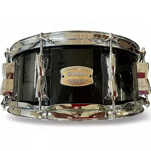 Used Yamaha 14X5.5 Stage Custom Snare Black Drum Black 211