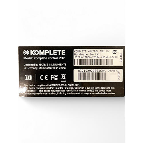 Used Native Instruments Komplete Kontrol M32 MIDI Controller