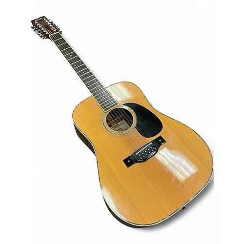 Used Fender F-80-12 Natural 12 String Acoustic Guitar Natural