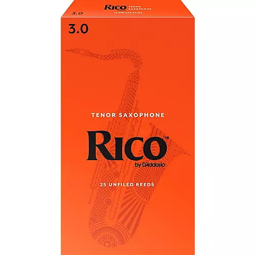 Rico Tenor Saxophone Reeds, Box of 25 Strength 3.5
