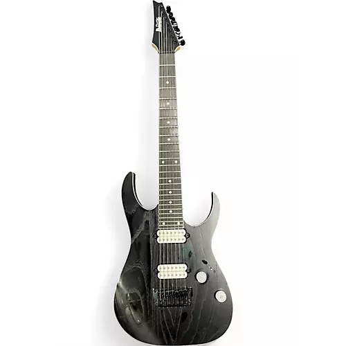 Used Ibanez RGR752AHBF BLACK Solid Body Electric Guitar BLACK