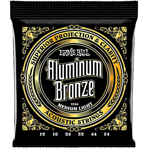 Ernie Ball Aluminum Bronze Medium Light Acoustic Guitar Strings