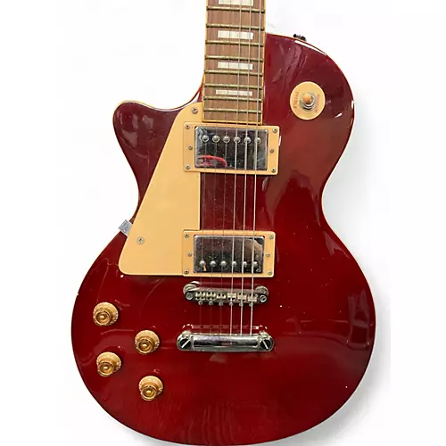 Used Stella Les Paul Red Electric Guitar Red