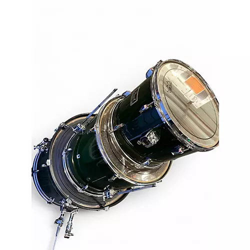 Used Pearl 3 Piece Forum Green Drum Kit Green