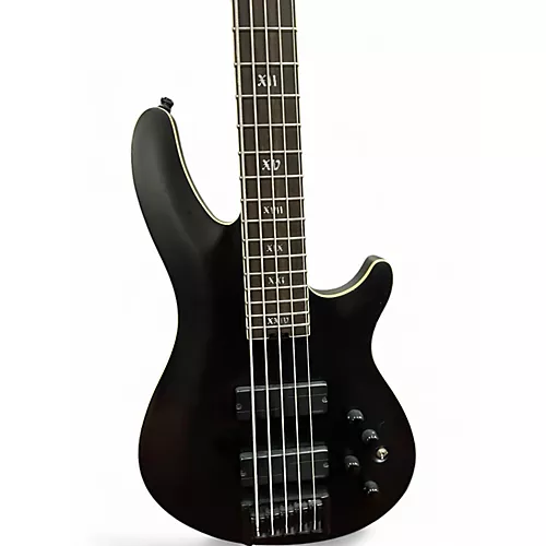 Used Schecter Guitar Research Evil Twin 2 Black Electric Bass Guitar Black