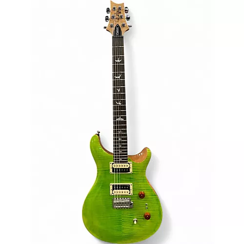 Used PRS SE Custom 24 Green Solid Body Electric Guitar Green