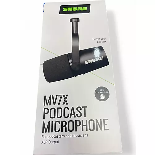 Used Shure MV7X Dynamic Microphone