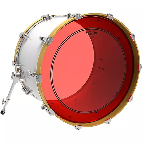 Remo Powerstroke P3 Colortone Red Bass Drum Head 22 in.