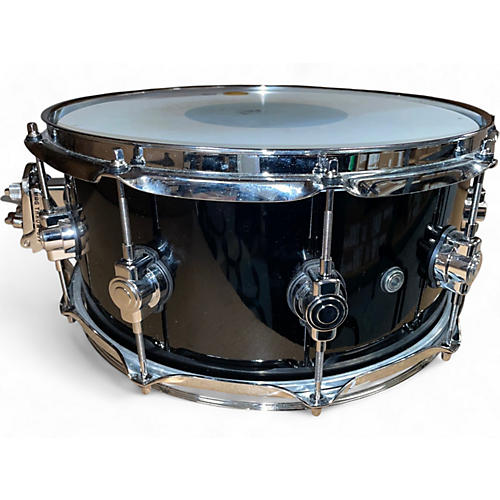 Used DW 6.5X14 Design Series Snare Black Drum Black 15