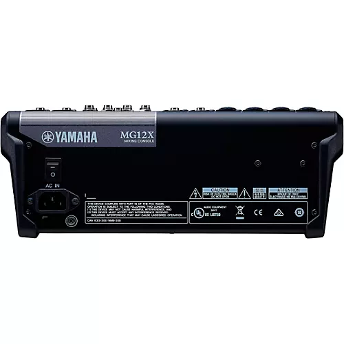 Yamaha MG12X CV 12-Input 4-Bus Mixer With Effects