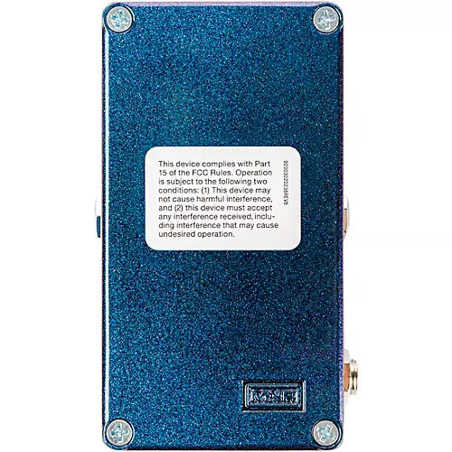 MXR M306 Poly Blue Octave Effects Pedal Blue