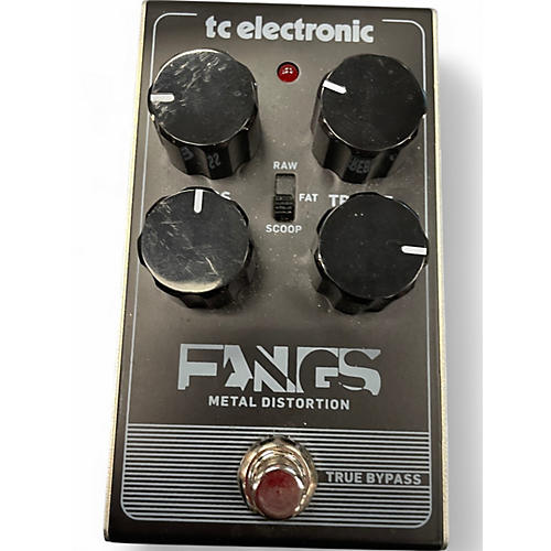 Used TC Electronic Fangs Metal Distortion Effect Pedal