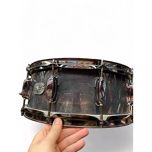 Used TAMA 14X5.5 Artwood Snare Grey Drum Grey 211