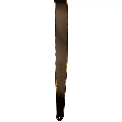 Martin Leather Logo Guitar Strap, 2.5